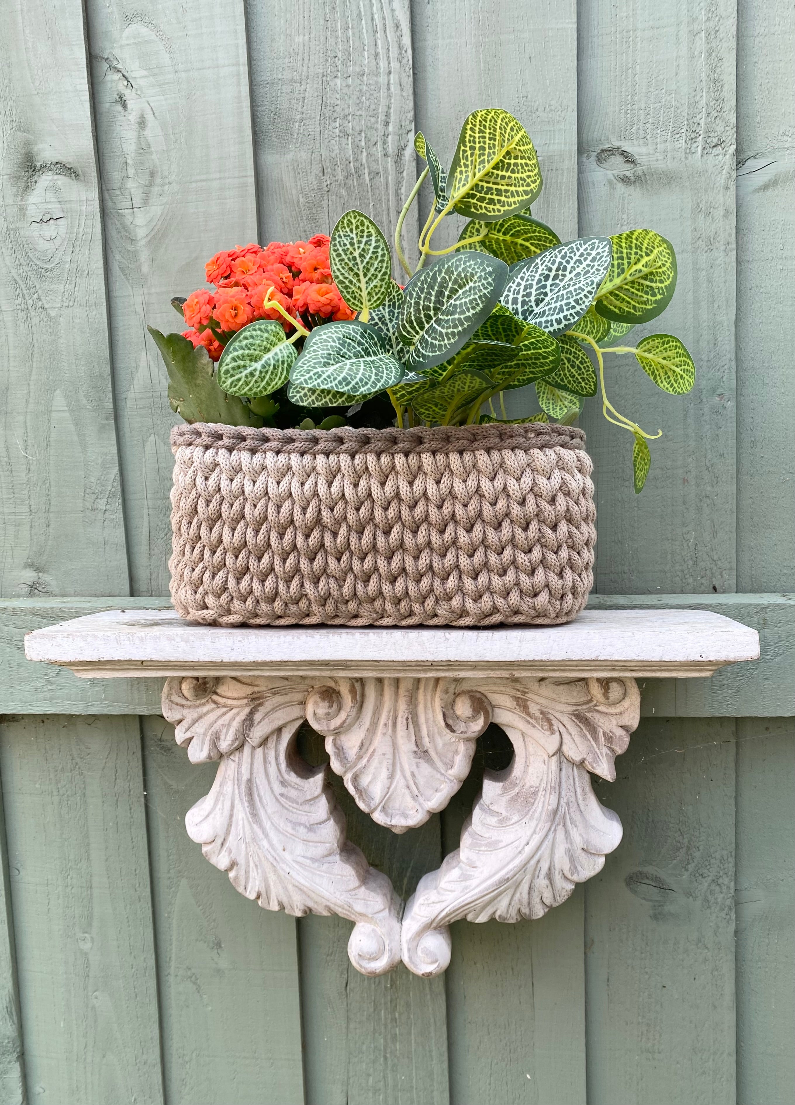 Basket
Crochet basket
Eco basket
The happily hooked basket